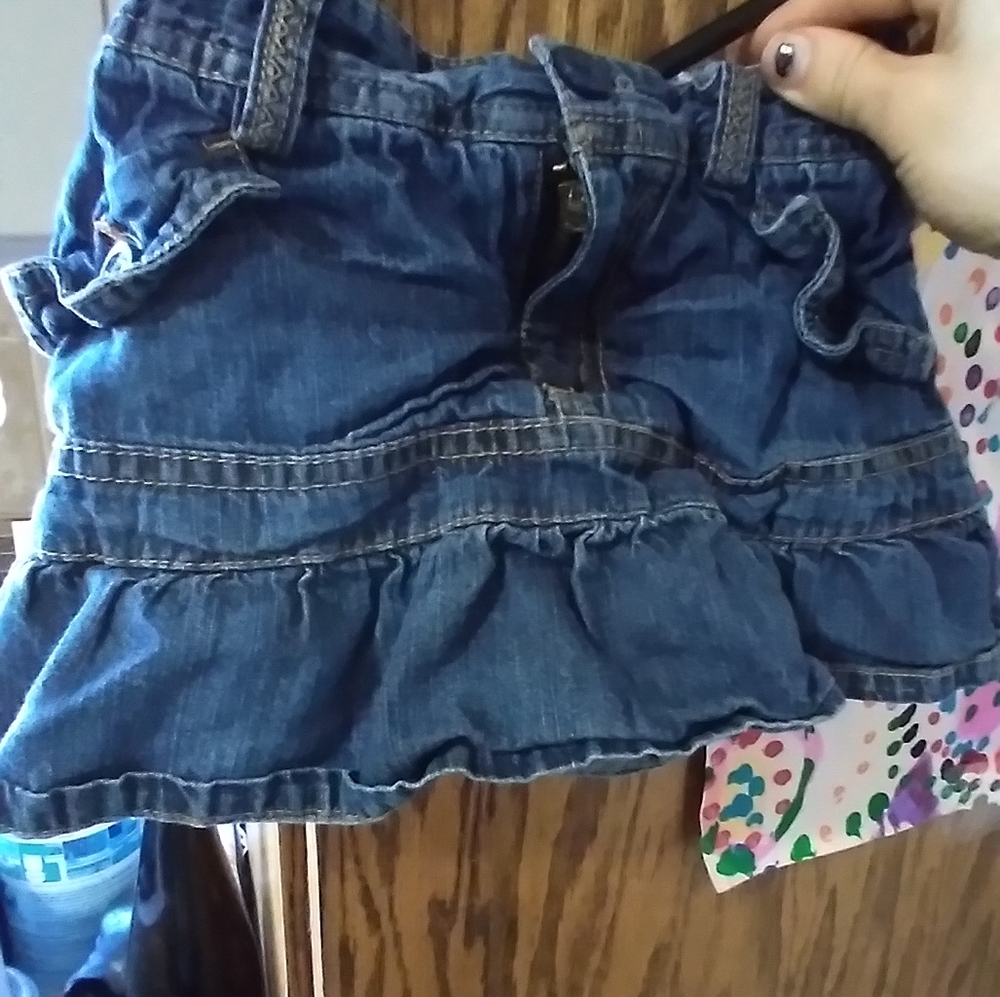 Toddler Jean skorts